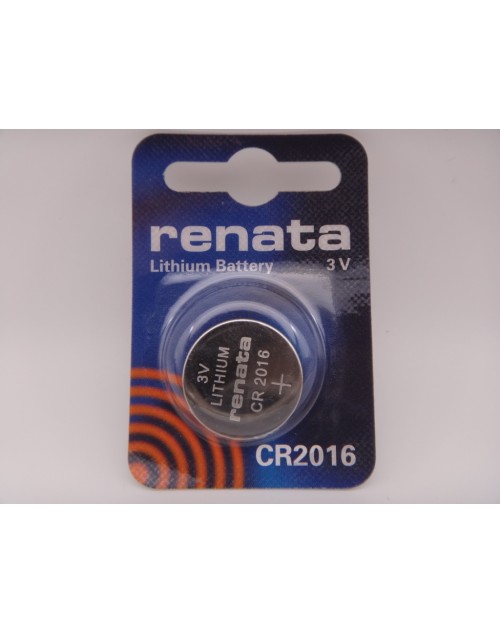 Renata CR2016 baterie litiu 3V blister 1